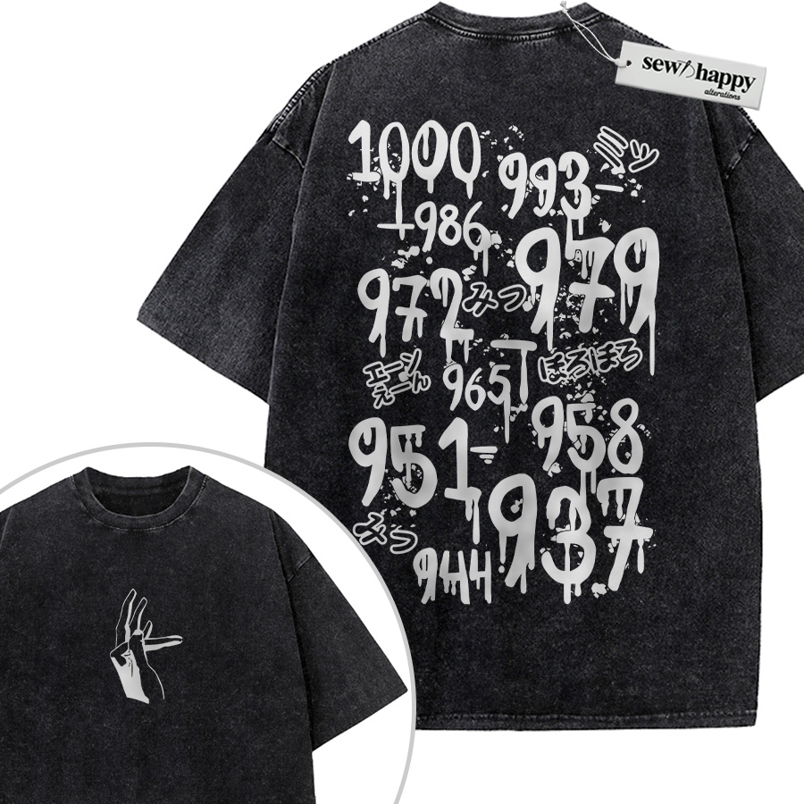 Wash Tee Ken Kaneki Shirt, Tokyo Ghoul Shirt, Anime Shirt, Vintage T-Shirt 2-Sided