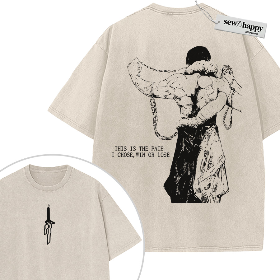 Wash Tee Toji Fushiguro Shirt, Jujutsu Kaisen Shirt, Anime Shirt, Vintage T-Shirt 2-Sided