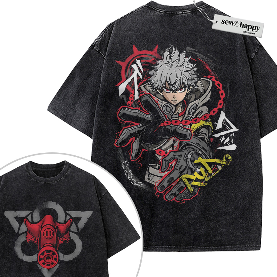 Wash Tee Rudo Surebrec Shirt, Gachiakuta Shirt, Anime Shirt, Vintage T-Shirt 2-Sided